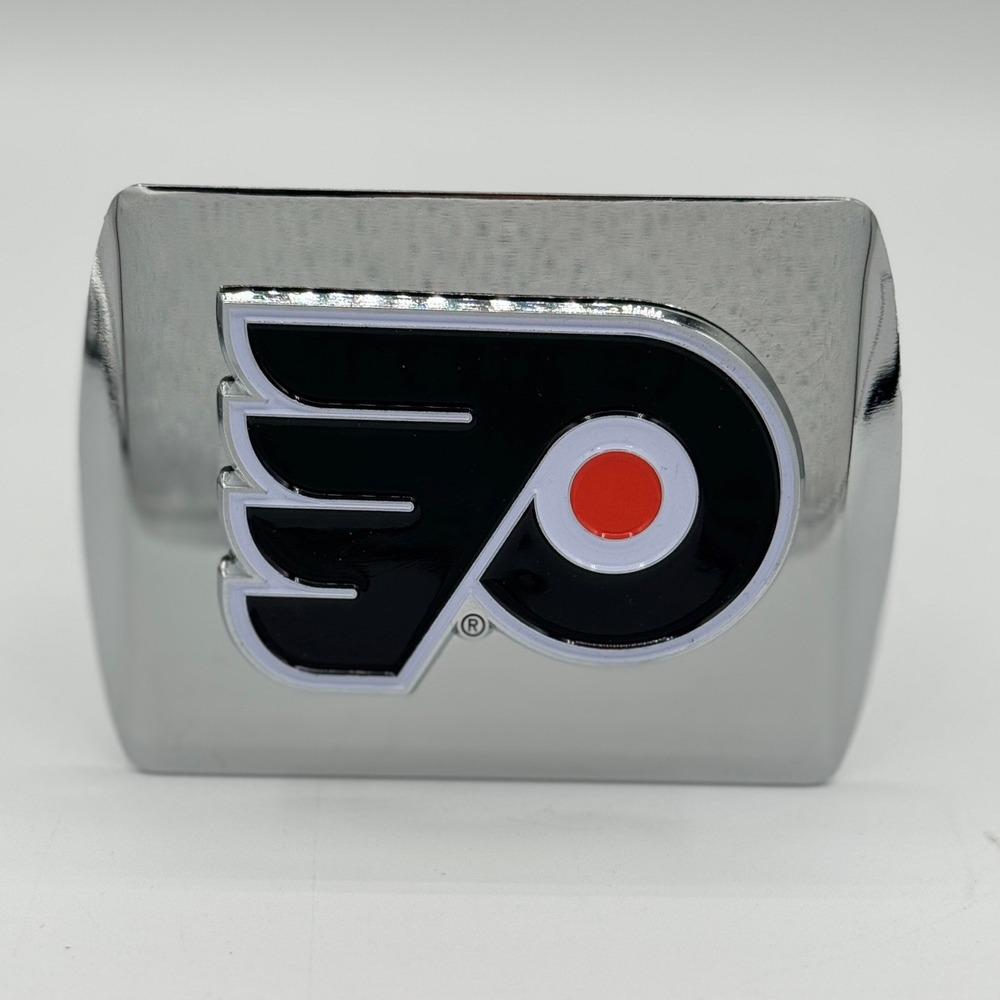 Philadelphia Flyers NHL Metal Trailer Hitch Cover Fanmats Chrome 2 Inch Receiver